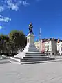 Lamartine's statue in Mâcon