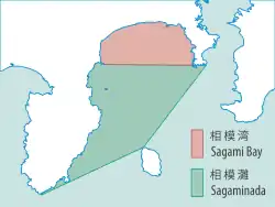 Sagami Bay is located in 100x100