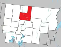 Location within Abitibi RCM