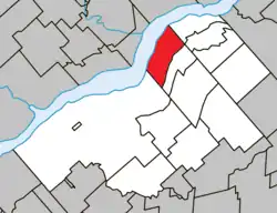 Location within Bécancour RCM