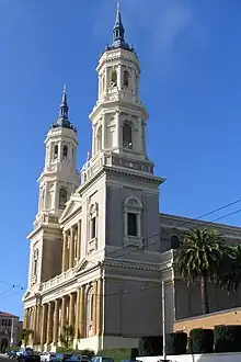 St. Ignatius Church, parish church of the University of San Francisco, San Francisco, California, US