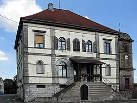 The town hall in Sainte-Marie