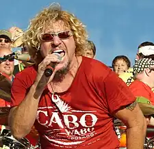 Hagar performing at the Moondance Jam 2008