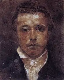 A self-portrait by Samuel Palmer