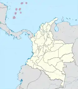 San Andrés and Providencia shown in the Caribbean map