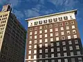 Left-San Jacinto Building, Right-Hotel Beaumont