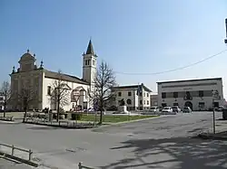 Santa Sofia, the Parish church, and the Town Hall