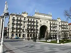 Headquarters of Banco Santander in Santander