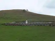 Graves of those killed in the Sărmașu massacre