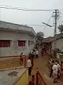 Sarsavani Bazar viewed from Bala Mata Temple