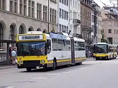 Carrosserie Hess bodied NAW trolleybus in Schaffhausen