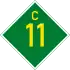 C11 road shield}}