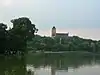 Castle church over the Castle Lake