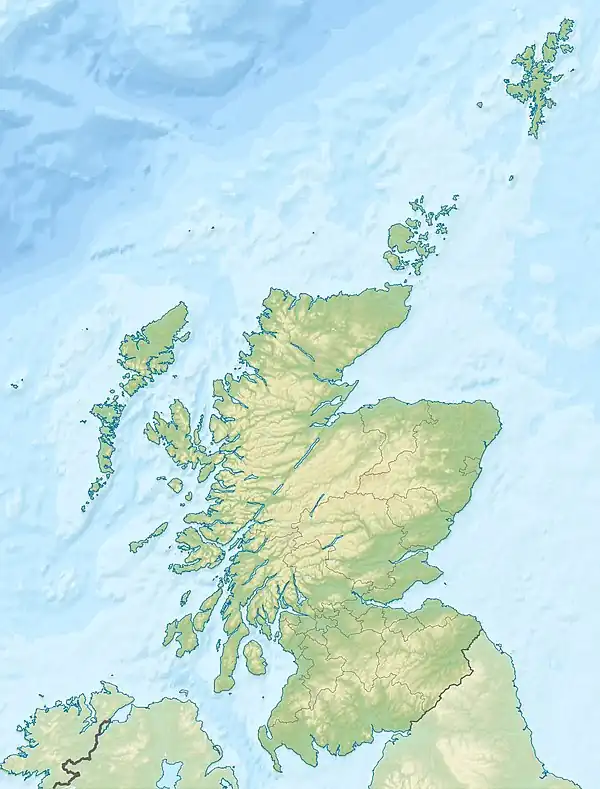 Battle of Dun Nechtain is located in Scotland