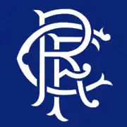 Scroll crest, appeared on the chest of the Rangers shirt 1968–present.