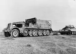 Sd.Kfz. 9 pulls tank