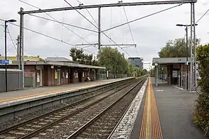 North east view of seddon station