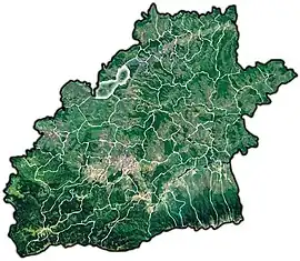 Location in Sibiu County