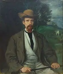 Hans von Marées:Selbstbildnis mit gelbem HutNationalgalerie Berlin