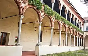 The Renaissance cloister.