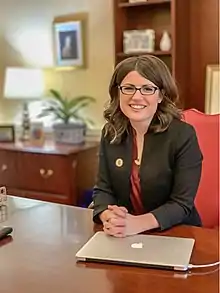 Sarah Elfreth in her Annapolis office, 2019