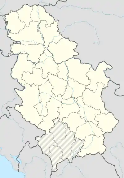 UZC is located in Serbia