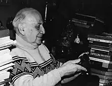 Varshavsky in his study. Leningrad, 1970s