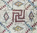 Mosaic swastika in an excavated Byzantine church in Shavei Tzion, (Israel)