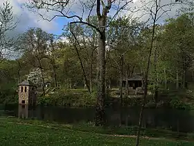 Bennett Spring State Park Shelter House and Water Gauge Station