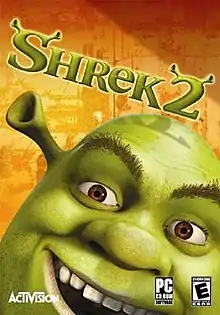 Shrek 2 North American Microsoft Windows box art