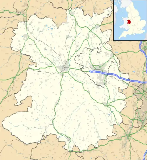 Upton Cressett medieval settlement is located in Shropshire