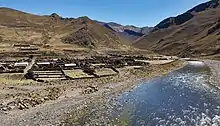 Sibayo's ruins next to the Colca river.