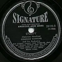 Signature Record by Coleman Hawkins