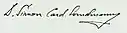 Duraisamy Simon Lourdusamy's signature