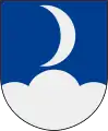 The Moon symbol in the municipal coat of arms of Silvbergs ('Silver Mountain') in Sweden