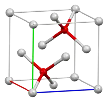 Silver(I) oxide structure in unit cell