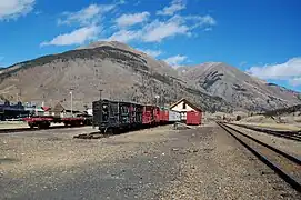 Freight Yard Museum with the Silverton depot, October 2012