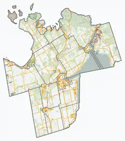 Ramara is located in Simcoe County