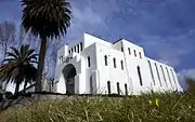 Kadoorie Synagogue in Porto, Portugal, the largest synagogue in the Iberian Peninsula