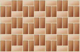 Single basket weave bond