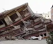 Collapsed building