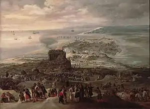 The Siege of Ostend (1601-1604). Painting by Peter Snayers, 17th century. Museum Het Prinsenhof, Delft.