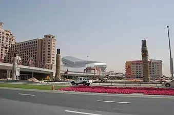 Ski Dubai seen from the Sheikh Zayed Road