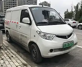 A Dongfeng Skio Junfeng rebadged Jonway Wuxing (The Skio Junfeng is based on the Jonway Wuxing platform and design)