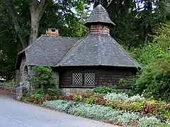 A former pumphouse at Skylands Manor