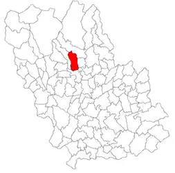 Location in Prahova County