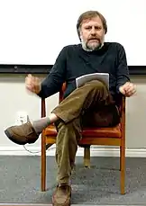 Slavoj Zizek, philosopher and International Director of the Birkbeck Institute for the Humanities