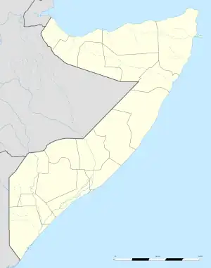 Balabale is located in Somalia