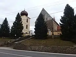 Church of Saint Sigismund with the belfry