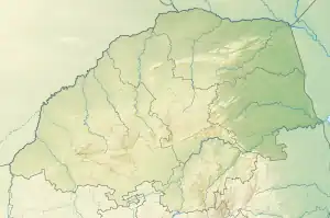 Map showing the location of Letaba Ranch Provincial Park